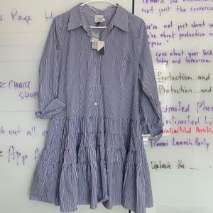 Adorable striped Anthropologie dress